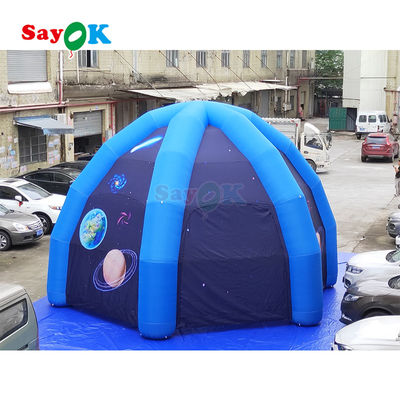 Sayok publicidad carpa de sombra de araña con dosel inflable gazebo personalizado carpa de araña inflable con cuatro patas