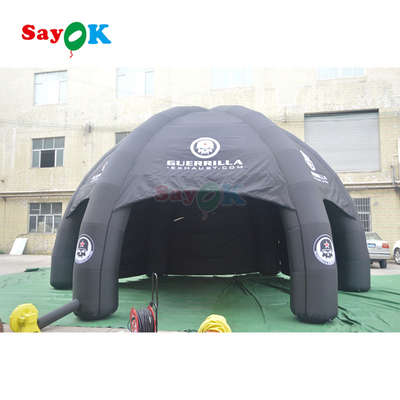 Carpa de araña inflable portátil Carpa de araña inflable con cúpula personalizada Carpa de araña inflable gigante Carpa de araña inflable para promoción