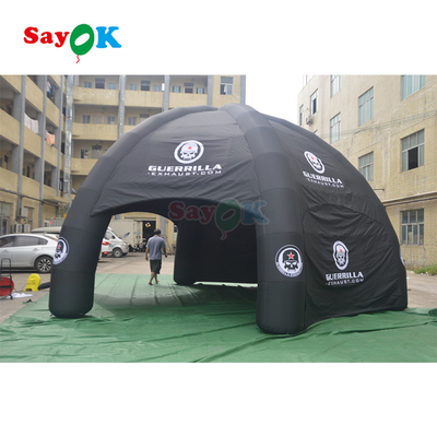 Carpa de araña inflable portátil Carpa de araña inflable con cúpula personalizada Carpa de araña inflable gigante Carpa de araña inflable para promoción