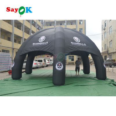 Carpa de araña inflable portátil Carpa de araña inflable con cúpula personalizada Carpa de araña inflable gigante Carpa de araña inflable para promoción