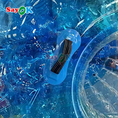 Bola gigante inflable humana de hámster Zorb al aire libre, bola de agua inflable transparente para piscina, parque acuático