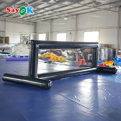 Cancha de voleibol inflable de PVC, piscina, cancha de voleibol acuático inflable para juegos acuáticos al aire libre