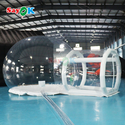 Casa de burbujas, tienda de campaña inflable para eventos al aire libre.