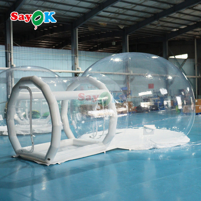 Casa de burbujas, tienda de campaña inflable para eventos al aire libre.