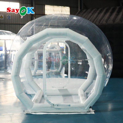 Casa de burbujas, tienda de campaña inflable para eventos al aire libre.