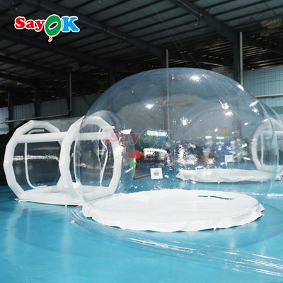 Casa de burbujas, tienda de campaña inflable para eventos al aire libre.