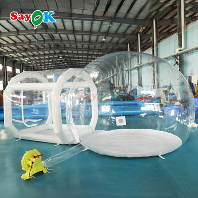 Casa de burbujas transparente inflable al aire libre, casa de campaña de burbujas de globo para niños
