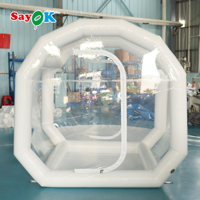 Casa de burbujas transparente inflable al aire libre, casa de campaña de burbujas de globo para niños