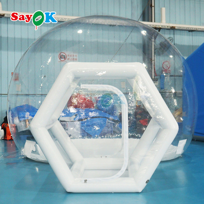 Casa burbuja inflable transparente personalizada Domo de casa burbuja para fiesta al aire libre