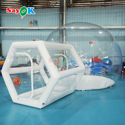 Casa burbuja inflable transparente personalizada Domo de casa burbuja para fiesta al aire libre