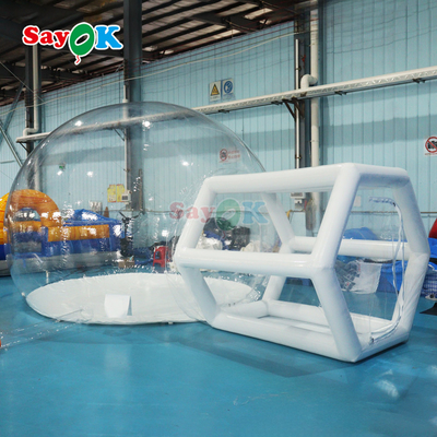 Casa burbuja inflable transparente personalizada Domo de casa burbuja para fiesta al aire libre