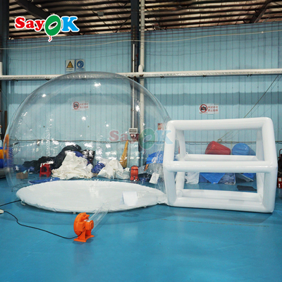 Casa burbuja inflable transparente personalizada Domo de casa burbuja para fiesta al aire libre