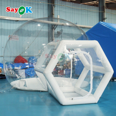 Casa burbuja inflable transparente personalizada Domo de casa burbuja para fiesta al aire libre