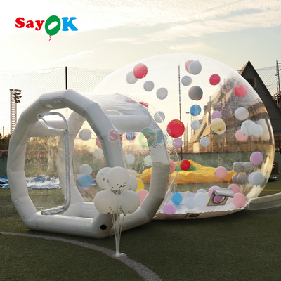 Sayok Almacén en el extranjero Casa de burbujas transparente Inflable niños Casa de burbujas tienda de campaña para la fiesta