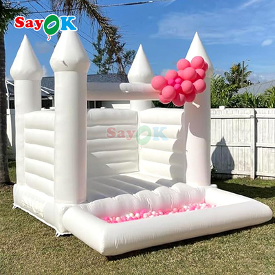 Sayok Fiesta al aire libre Castillo Boucy Casa de rebote de boda inflable con pozo de bolas