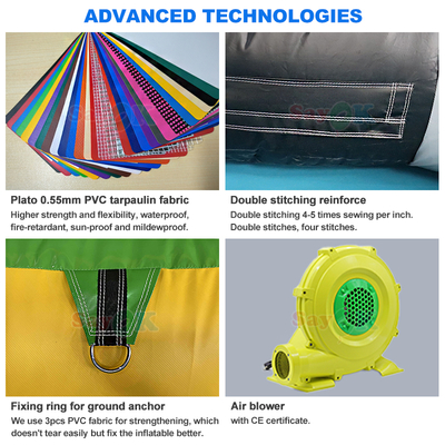 Sayok Commercial Grade PVC Rebounce House Combo Inflable para niños