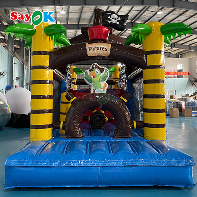 Sayok personalizado comercial de salto inflable castillo de salto barco pirata de salto inflable tobogán para niños
