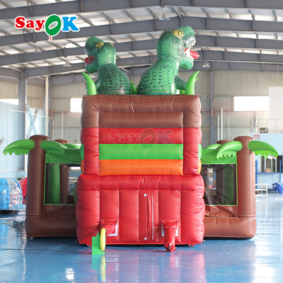 Sayok Dinosaurio comercial Inflable Casa de Salto Slide Combo para el evento al aire libre