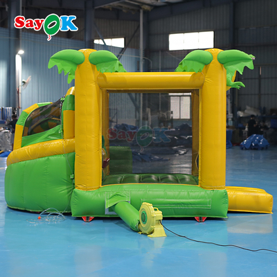 Sayok Comercial Pequeña Casa Inflable Dinosaurio Inflable Combinado para Niños