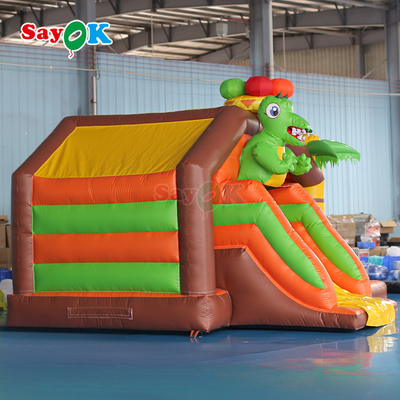 Sayok Pequeño salpicador inflable Combo Dinosaurio Salpicadora de casa inflable para niños