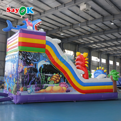 Sayok Seaworld Castillo Inflable Inflable Casa Inflable para Niños