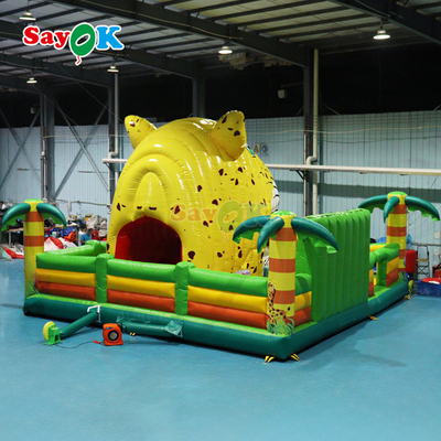 Sayok Tiger Jungle Temática Casa de Salto Inflable Castillo Gigante para Niños