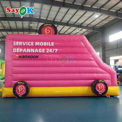 Sayok Pink Car Bounce House Inflable Bouncer Comercial para niños