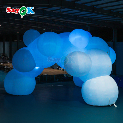 Sayok Carpa inflable gigante con temática de nube, carpas inflables para fiestas para eventos al aire libre