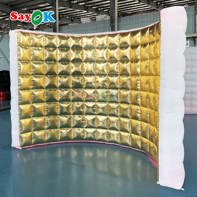 Inflatable Photo Booth Wall with LED for Parties and Events