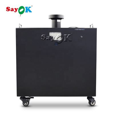 Proyector de planetario portátil de cúpula completa de 360 grados con 5500LM de brillo y movilidad de 4 ruedas