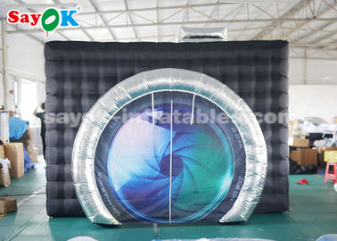 Exhibición inflable inflable de la cabina de las luces de tira de la tienda LED del partido para hacer publicidad del acontecimiento ROHS