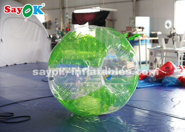 Juego inflable del juego el 1.5m 0.8m m PVC Burbuja inflable Fútbol Color transparente/rojo/verde