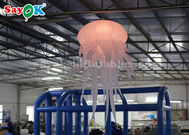 La decoración de la iluminación/el parque de atracciones inflables verdes explota brillar intensamente de las medusas