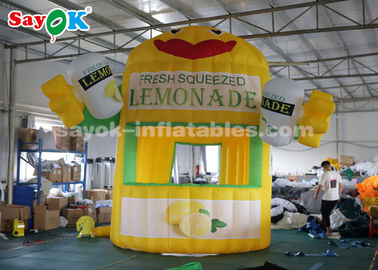 Cabina inflable del puesto de limonadas del trabajo del paño inflable de la tienda los 3*3*4m Oxford para la publicidad