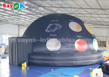 Portable de los 6m tienda inflable de la bóveda del planetario de 360 grados para el museo de ciencia