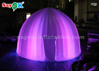 Metro al aire libre inflable LED de la tienda 8 que enciende la tienda inflable de la bóveda del aire para el acontecimiento de la promoción