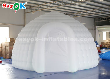Tienda inflable de la bóveda del iglú de 5 metros con el ventilador/el control remoto