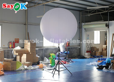 Globo inflable del trípode del LED con el halógeno o la luz del RGB para la publicidad del acontecimiento