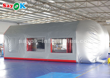 Cabina de espray inflable móvil de la pintura de la tienda inflable del aire con el filtro de la esponja para el mantenimiento del coche