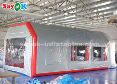 Tienda de automóviles inflable Mobile Inflatable Paint Spray Booth con filtro de esponja para el mantenimiento del automóvil