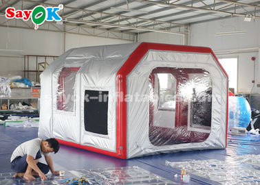 Tenda de aire inflable móvil para estacionamiento de automóviles con sistema de filtro