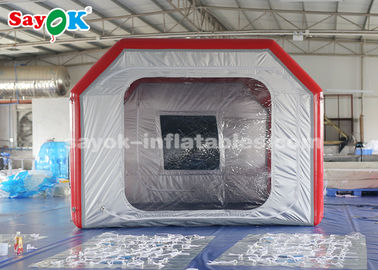 Tenda de aire inflable móvil para estacionamiento de automóviles con sistema de filtro