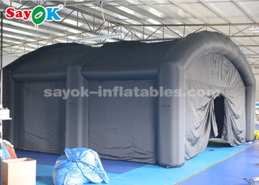 Tienda inflable personalizada de tela de Oxford Negro Tienda inflable de aire para publicidad promocional