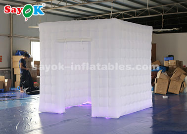 La cabina del acontecimiento exhibe la cabina inflable única de la foto con la luz cambiante de 17 colores LED