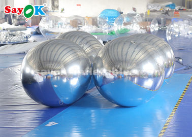 Decoración inflable gigante del anuncio publicitario de la bola de espejo del globo de la astilla