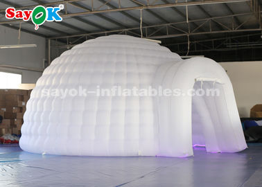 Tienda inflable inflable de la bóveda del iglú de la tienda los 5m del globo con el ventilador para el partido, boda