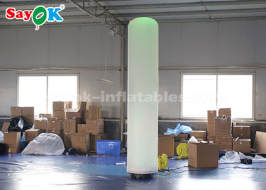 pilar inflable del paño de nylon 190T con la iluminación del LED para la decoración del festival