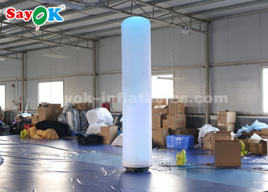 pilar inflable del paño de nylon 190T con la iluminación del LED para la decoración del festival