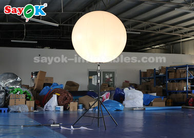 la decoración inflable de la iluminación del 1.2m se levanta los globos para hacer publicidad de ferias