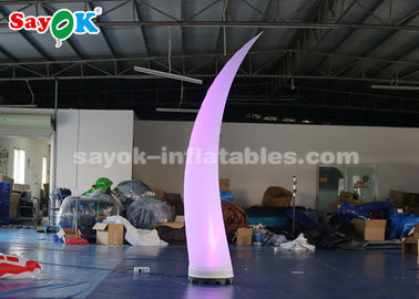 decoración inflable de la iluminación del colmillo de los 2.5m con 16 luces cambiantes del color